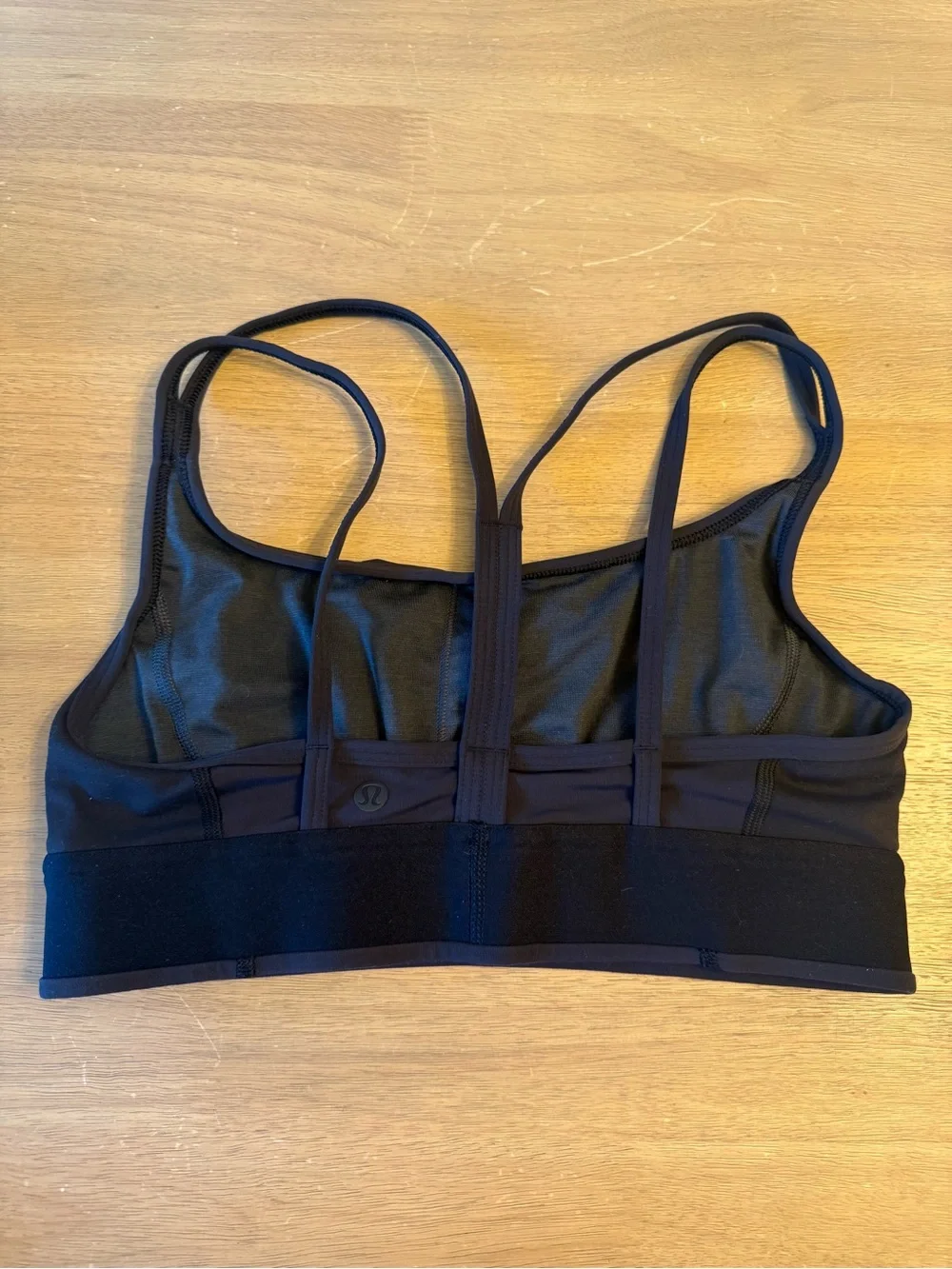 Lululemon logo train strappy bra size 6